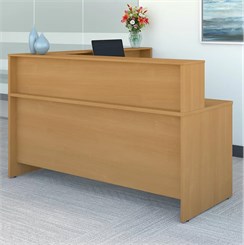 Reception Desk w/Riser Stocked in 6 Color Combinations!