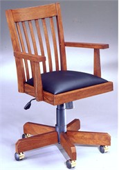 Mission Slatback Swivel Chair