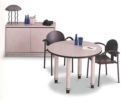 Mobile 42" Round Conference Table