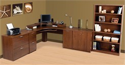 Modular Corner Computer Workstation