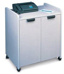 Mobile Utility Cabinet w/ Laminate Exterior