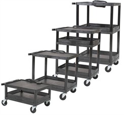 Multi-Height Resin Utility Cart
