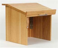 Oak Table Top Folding Lectern