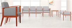 Amherst Panel Arm Reception Chair Series - Guest Chair