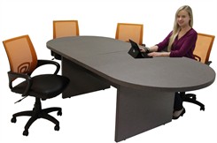 Pewter Matrix Laminate Tables In Stock from 6'-24'!