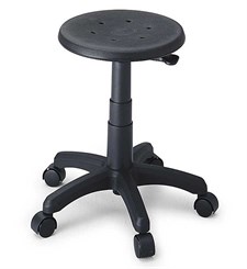 Polyurethane Stool w/ 17" to 22" Seat Height