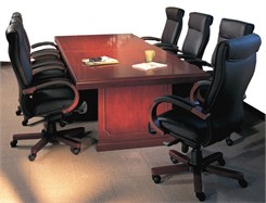 QuickShip Cherry & Mahogany Traditional Wood Conference Tables From 6' to 30'!