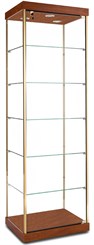 QuickShip Tower 4-Sided Display Case