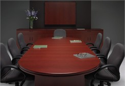 Custom Racetrack Shaped Conference Tables