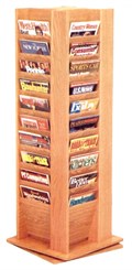 Revolving 40-Pocket Literature/Magazine Display