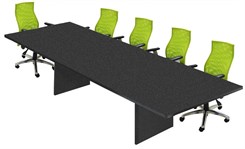 Rectangular Conference Tables w/ Pop-Up Power/Communication Modules -- 36" x 72" Table