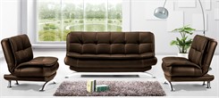 Hinged Back Reclining Lounge Chair