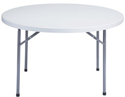 Light Weight Round Blow Molded Folding Tables - 48" 