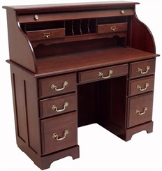 Solid Cherry Roll Top Desk