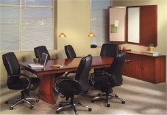Sorrento Bourbon Cherry Rectangular Conference Tables from 6' - 30'!