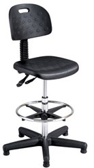 Deluxe Soft-Tough Industrial Stool w/ 22" to 32" Seat Height