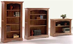 Solid Oak Bookcases in Seven Sizes