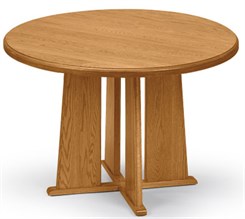 Solid Oak Round Conference Tables