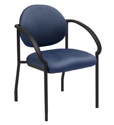 Stackable Chair with Flared Armrests