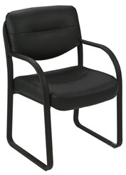 SteelWorks Leather Guest Chair