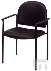 SteelWorks Stackable Guest/Seminar Chair in Vinyl