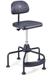 Task Master Industrial Stool Series w/ 17"-25" or 27"-35" Seat Height