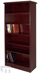 Traditional Heavy Duty Dark Cherry Bookcase
