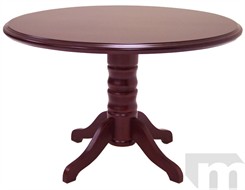 Traditional Dark Cherry Round Conference Table