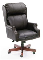 Traditional High Back Swivel Chair