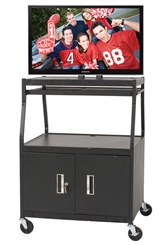 Wide Body Flat Panel TV Cart