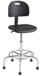 WorkFit Polyurethane Stools w/ 22" to 30" Seat Height