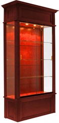 Wood Veneer Traditional Display Case