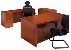 Genuine Cherry Veneer Office Furniture Package