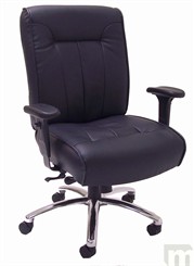 Leather Big & Tall Ergonomic Chair-400 lbs. Capacity!
