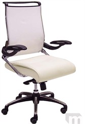 Leather & Mesh Executive Chair